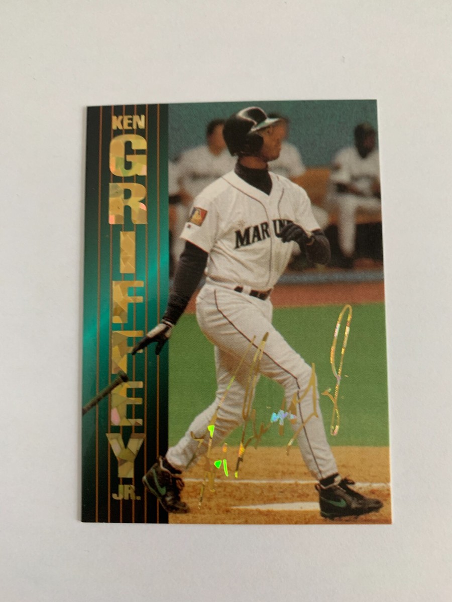 1994 Ken Griffey Jr. Promo Card THE KID Rainbow Auto - Seattle