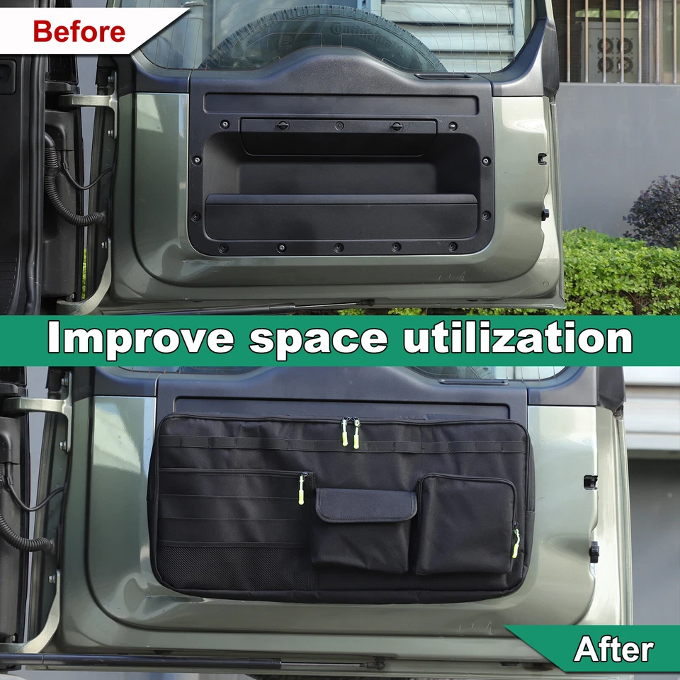 Kofferraum Organizer Heckklappe Cargo Aufbewahrungstasche passt für Land Rover Defender L663 2020-24 - Bild 3 von 4