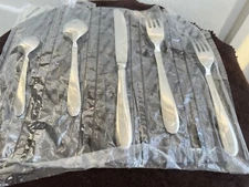 Sambonet VENICE Stainless Steel Flatware Place Setting 5 Piece NEW