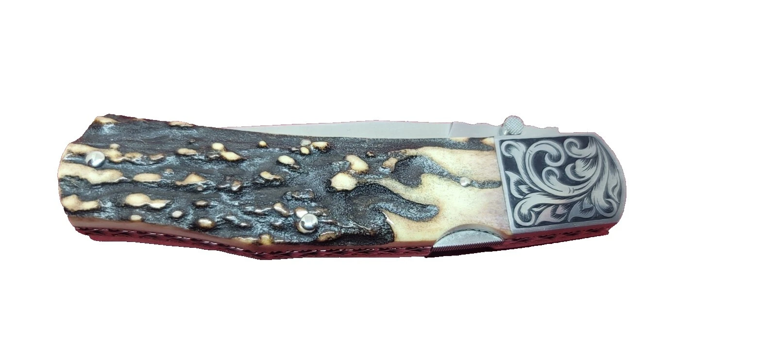 Horn Handle Collectible Vintage Custom & Handmade Folding Knives 1 Blades