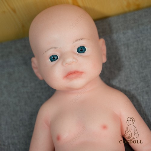 COSDOLL 22" Full Platinum Silicone Reborn Baby Dolls Lifelike Baby Painted Dolls - Picture 12 of 13