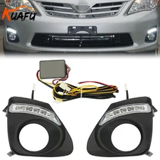 For Toyota Corolla Altis 2011-2013 LED Daytime Running Light DRL Fog Signal Lamp