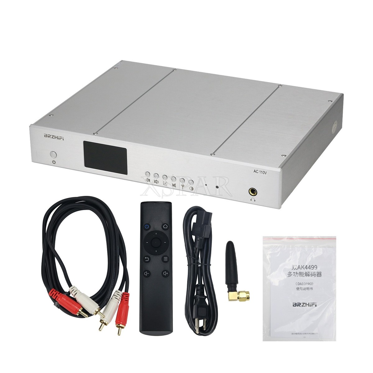 シルバー Brzhifi Da10PRO dual 切り替わり ak4499ex Dac