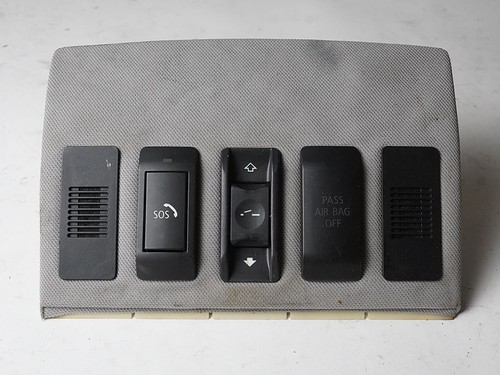 BMW Serie 5 E60 2004-2007 techo corredizo interruptor de emergencia consola superior superior superior - Imagen 5 de 10