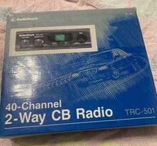 NOS RadioShack TRC-501 40 Channel 2-Way CB Radio 21-1701 new in open box