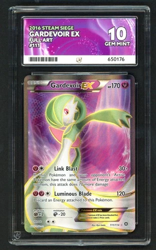 Pokemon Card - ACE 10 Gardevoir EX 111/114 - Steam Siege - GEM MINT