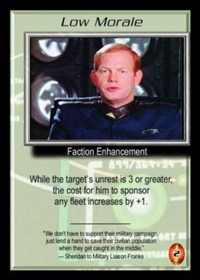 Low Morale - The Shadows - Babylon 5