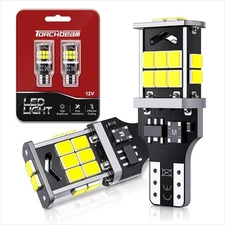 Torchbeam 921 LED Bulb Reverse Light 500% Brighter T15 LED Bulb CAN-BUS for 906 