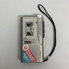 Sony M-530V Handheld Micro Cassette Voice Recorder Parts or Repair Needs Belt