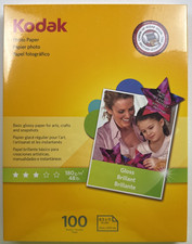 New Sealed Kodak 8209017 Photo Paper - 8.5 X 11 White 100 Sheets matte