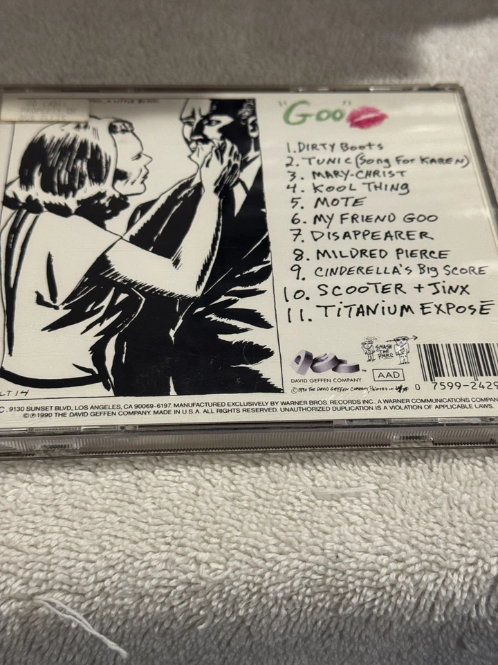 Sonic Youth: Goo CD - VERY GOOD CONDITION!!! - Image 2 of 2