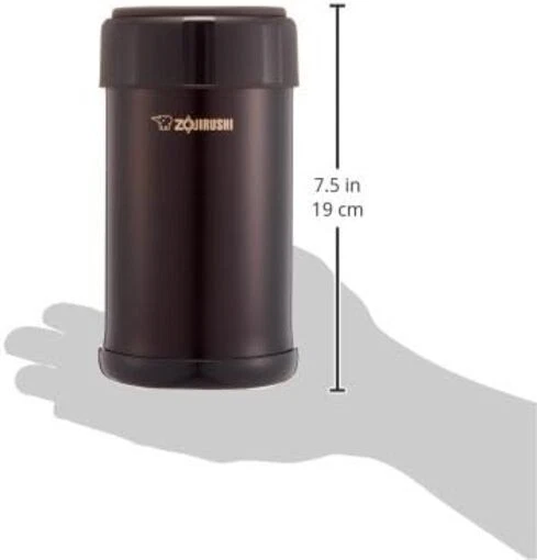 Zojirushi frasco de aço inoxidável para cozinhar isolamento térmico frio 750ml Japão - Imagem 4 de 4