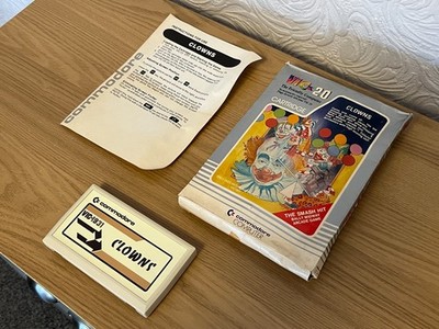 Commodore VIC-20 Clowns Vintage Cartridge - ungetestet - ️Retro Geschenkidee ️
