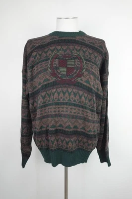 PAUL & SHARK Pull Homme Laine & Mohair Vintage Tricot Géométrique M - Photo 1/4
