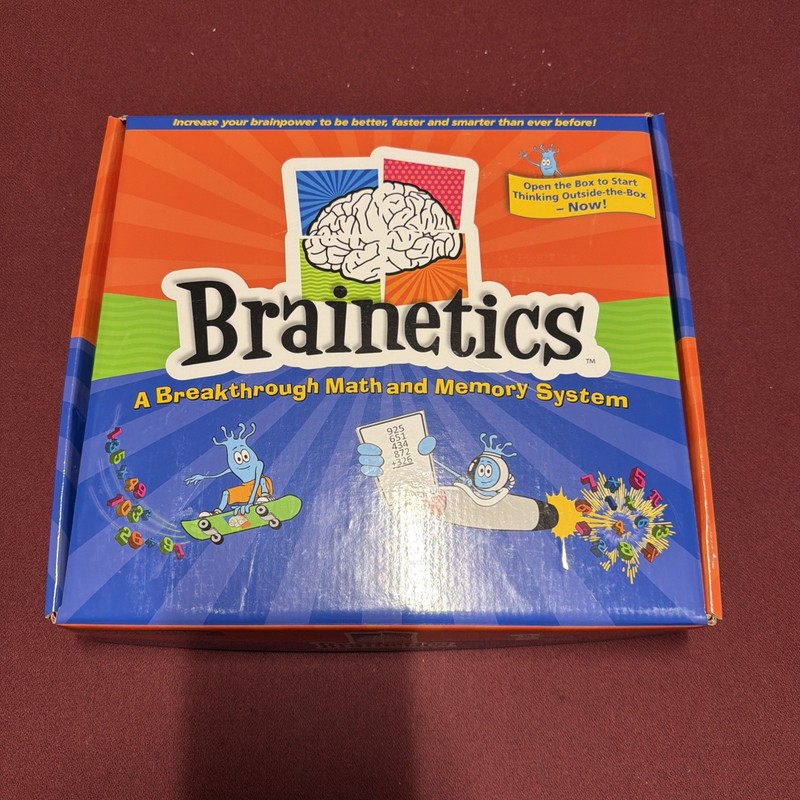 Brainetics Educational G  Brainetics - A Breakthrough Math and Memory S Box New