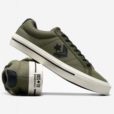 Converse Sport Casual Ox Premium Canvas Shoes A12748C Green White Mens Size 8.5