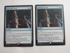 MTG - 2x Midnight Clock - Throne of Eldraine - (ELD) - NM - (Set of 2)