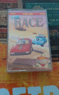 The Race (Players 1990) Commodore 64 (Tape, Manual, Box) works 8-bit C64