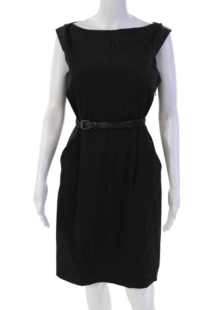 navy blue collared dress Stripe Shirting Lucilla Dress 8 / Navy/Blue Stripe main image 1