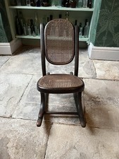 Genuine Thonet  Antique Bentwood Child’s Rocking Chair