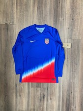 Nike USMNT 2024 Youth Stadium Away Soccer Jersey Long Sleeve FJ1586-417 New XL