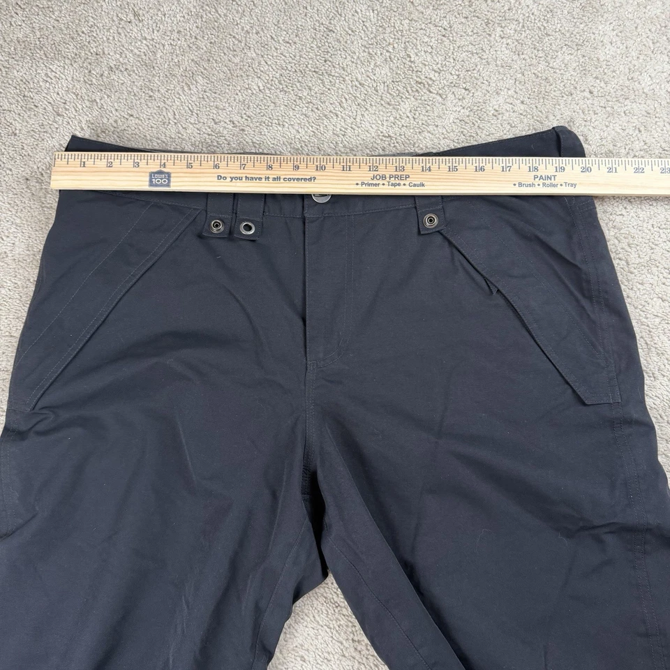 Pantalones de nieve Bonfire XL para hombre serie plateada 10K/8K impermeables negros esquí snowboard Foto 4 de 4