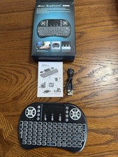 Wireless Mini Keyboard and Touchpad Mouse Combo Used As A Remote Control for TV