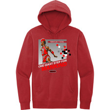 NEW RETRO KINGS AIR MJ 23 8 BIT RED HOODIE SMALL-4XLARGE MADE IN USA