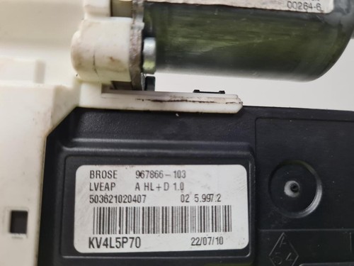 RENAULT LAGUNA MK3 08-15 COUPE LEFT FRONT WINDOW REGULATOR & MOTOR 807310013R - Picture 3 of 12