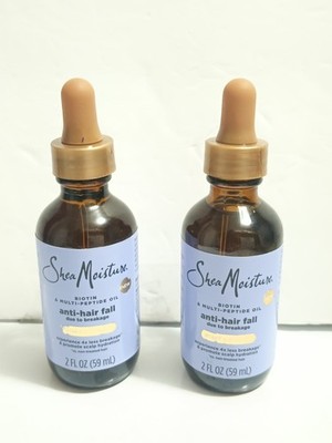 SheaMoisture Anti-Hair Fall Scalp Hair Oil Biotin & Multi-Peptide Oil, 2 oz  Set