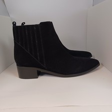 Marc Fisher LTD Mlyolli Booties Women s 7M Black Suede Pointed Toe Ankle Boots