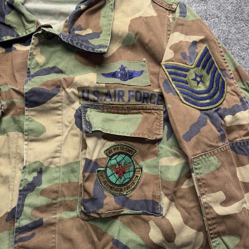 Militär Hemd Woodland Camo BDU U.S. Air Force Patches Large - Regular - Bild 2 von 7