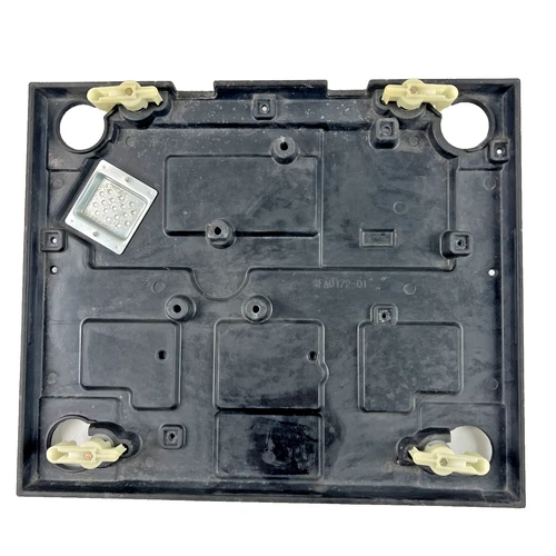 Black Bottom Base Assembly from Technics SL-1600 MK2 Turntable Good Shape