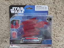 Star Wars Micro Galaxy Squadron General Grievous Starfighter Hologram 0244 Rare