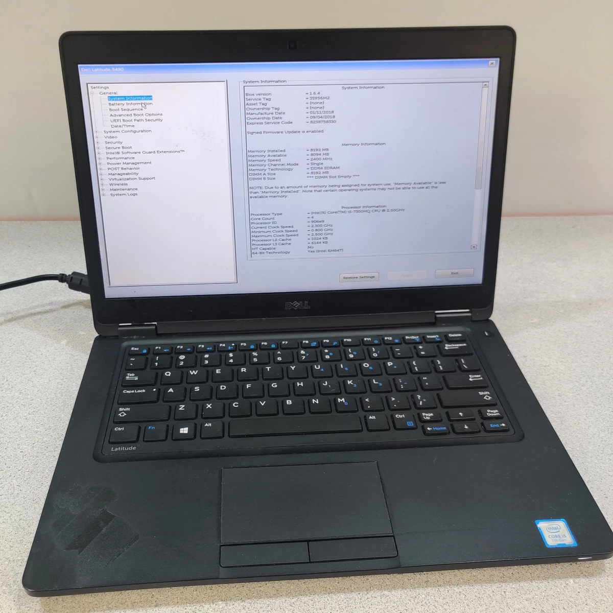 Dell Intel Core i5 6th Gen. PC Laptops & Netbooks 8 GB RAM for