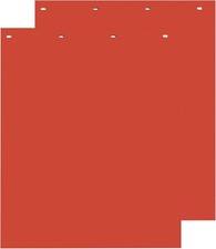 RC30PPR Red Polymer Mud Flaps, 24x30 Inch, Super Durable, Cold Weather Resistant