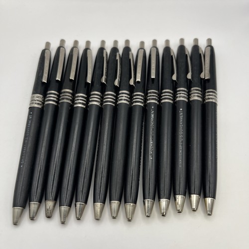Lot of 13 SKILCRAFT U.S. Government Retractable Ballpoint Pens Black Ink AS-IS