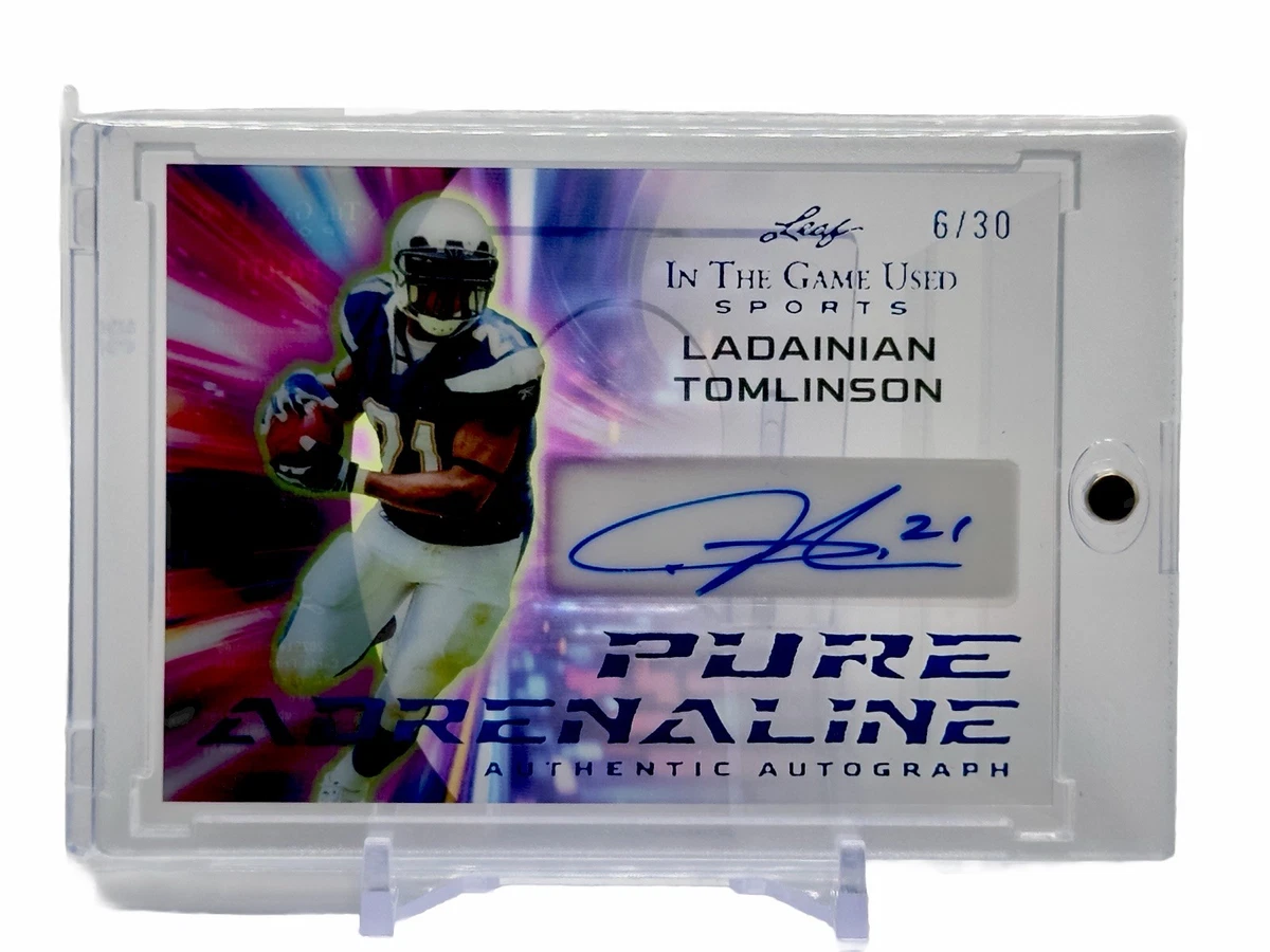 LaDainian Tomlinson Football Autographed Sports Trading Cards for
