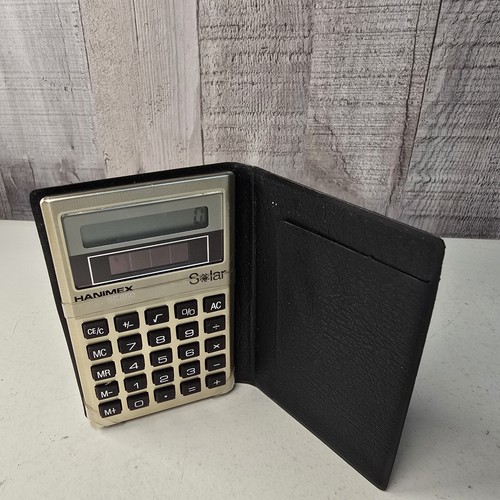 Calculadora solar de bolsillo Hanimex SC-860 de colección - Imagen 8 de 15