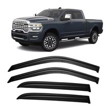 Window Visors Rain Guards for 2010-2026 Dodge 2010-2026 Ram 2500/3500 crew cab