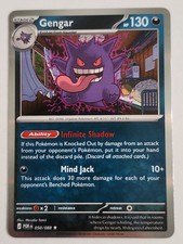 Carta Pokemon rara Gengar 050/088 ordine perfetto Holo