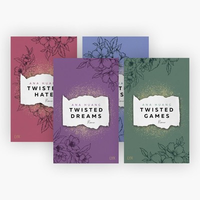 Ana Huang Die Twisted-Reihe Band 1-4 plus 1 exklusives Postkartenset