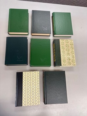 Lot of 8 Reader's Digest Condensed Books for Decoration - Green Hues