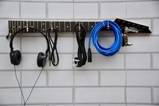 GUITAR NECK HANGER FOR STUDIO, MAN CAVE OR HOME - MADE FROM REAL GUITAR NECKS!