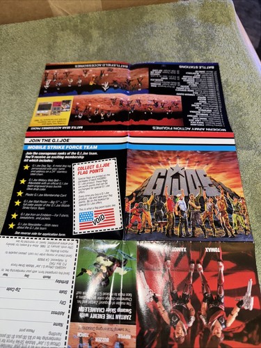 1985 GI-Joe Brochure/ Toy Catalog Booklet Hasbro ARAH Vintage Original - Picture 10 of 11