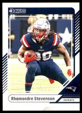 Rhamondre Stevenson 2024 Donruss #174 Patriots NFL READ FREE SHIP AutographDen
