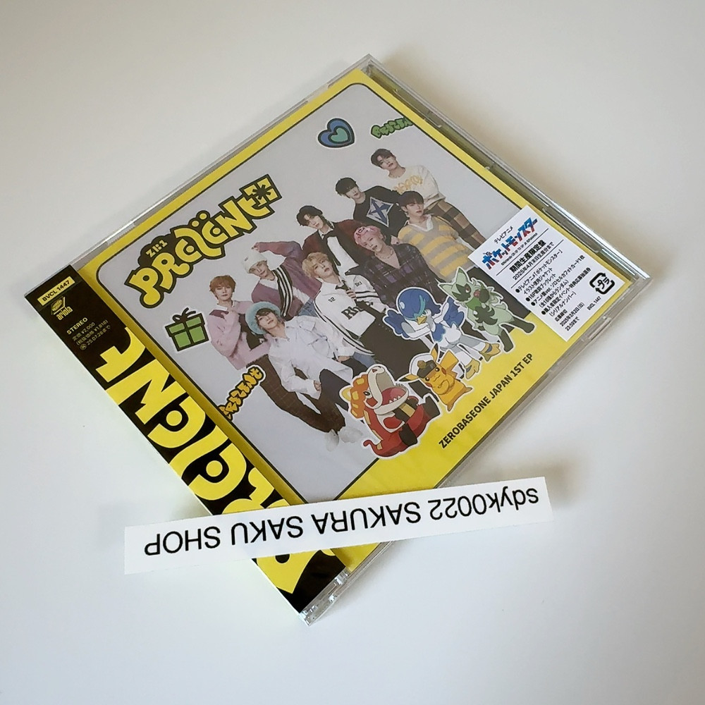 ZEROBASEONE PREZENT Limited Anime Edition CD Pokemon Theme ZEROBASEONE PREZENT Limited Anime Edition CD Pokemon Theme