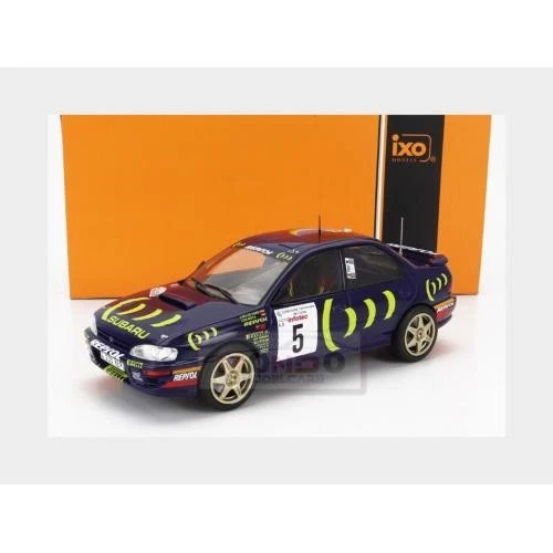 1:24 IXO Subaru Impreza 555 #5 Rally Tour De Corse 1995 Sainz 24RAL028A.22 - Immagine 2 di 2