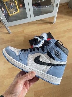 Jordan 1 High OG WHITE UNIVERSITY BLUE BLACK EUR 42.5 New