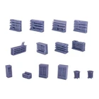 Outland Models Railway Scenery Market/Store Interior Accessories Set HO Scale